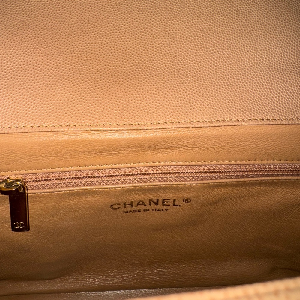 CHANEL Tan Crossbody Bag - Picture 9 of 11